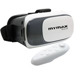 Ficha técnica e caractérísticas do produto Óculos de Realidade Virtual 3D V-Box Branco - Mymax