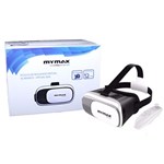 Ficha técnica e caractérísticas do produto Oculos de Realidade Virtual 3D V BOX Branco Mymax