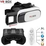 Ficha técnica e caractérísticas do produto Óculos de Realidade Virtual 3D VR BOX 2.0 com Controle Bluetooth