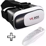 Ficha técnica e caractérísticas do produto Oculos de Realidade Virtual 3D Vr Box + Controle Bluetooth