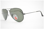 Ficha técnica e caractérísticas do produto Óculos de Sol Ray Ban Aviator Large Mod Rb3025 002/58 Tamanho 62 Polarizado