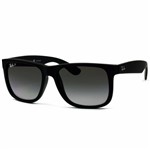 Ficha técnica e caractérísticas do produto Óculos de Sol Ray Ban Justin Rb4165L 622 T3 55 Polarizado Preto Original