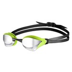 Ficha técnica e caractérísticas do produto Óculos natação Arena Cobra Core Espelhado / Preto-Verde-Prata