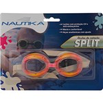 Ficha técnica e caractérísticas do produto Óculos para Natação Split Rosa/Amarelo - Nautika