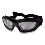 Óculos Proteção Esportivo com Clipe Interno P/ Lentes de Grau Ideal para Ciclismo Futebol Voley Paraquedismo Paintball a...