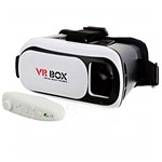 Ficha técnica e caractérísticas do produto Óculos 3D VR Box Realidade Virtual com Controle Bluetooth 2.0