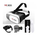 Ficha técnica e caractérísticas do produto Óculos VR Box Realidade Virtual 3D Android IOS Controle Bluetooth