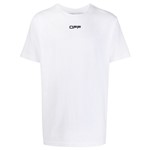 Ficha técnica e caractérísticas do produto Off-White Camiseta Oversized Airport Tape - Branco