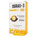 Ficha técnica e caractérísticas do produto Ograx-3 500 para Cães e Gatos Uso Veterinário 30 Cápsulas Gelatinosas