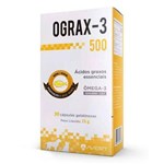 Ficha técnica e caractérísticas do produto Ograx-3 500 Suplemento 30 Cápsulas para Cães e Gatos Ômega 3 - Avert
