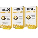 Ficha técnica e caractérísticas do produto Ograx 500 Suplemento Omega 3 Avert 30 Capsulas - 03 Unidades