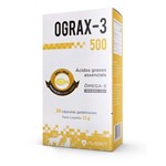 Ficha técnica e caractérísticas do produto Ograx-3 de 500mg - 30 Cápsulas