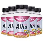 Ficha técnica e caractérísticas do produto Óleo de Alho - 5 un de 60 Cápsulas - Take Care