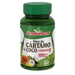 Ficha técnica e caractérísticas do produto Oleo de Cartamo + Coco - 60 cápsulas - 1000mg
