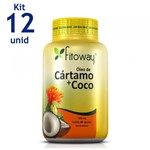 Ficha técnica e caractérísticas do produto OLEO DE CARTAMO + COCO FITOWAY 1000mg - 12X 60 CAPS