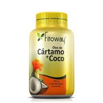 Ficha técnica e caractérísticas do produto Óleo de Cártamo + Coco Fitoway 1000mg - 60 Cápsulas