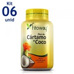 Ficha técnica e caractérísticas do produto OLEO DE CARTAMO + COCO FITOWAY 1000mg - 6X 60 CAPS