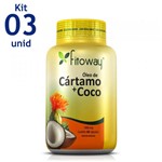 Ficha técnica e caractérísticas do produto OLEO DE CARTAMO + COCO FITOWAY 1000mg - 3x 60 CAPS