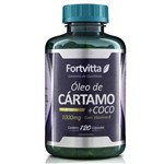 Ficha técnica e caractérísticas do produto Óleo de Cartamo e Coco 120 Capsulas 1000mg - Fortvitta