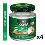 Ficha técnica e caractérísticas do produto Óleo de Coco Copra Extra Virgem 4 X 200ml
