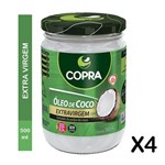 Ficha técnica e caractérísticas do produto Óleo de Coco Copra Extra Virgem 4 X 500ml