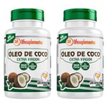 Óleo de Coco Extra Virgem - 2 Un de 120 Cápsulas - Melcoprol