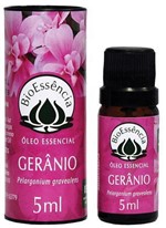 Ficha técnica e caractérísticas do produto Oleo Essencial de Geranio 5 Ml Aromaterapia Bioessencia Puro