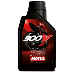 Ficha técnica e caractérísticas do produto Oleo Motul 300V 4T 15W50 100% Sintetico 1 Litro