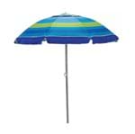 Ficha técnica e caractérísticas do produto Ombrelone Alumínio Azul 2,3x2,4m