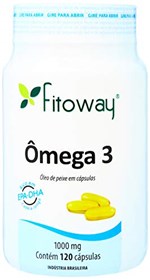 Ficha técnica e caractérísticas do produto Omega 3 - 120 Cápsulas, Fitoway