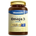 Ficha técnica e caractérísticas do produto Omega 3 1000mg - 120 Cápsulas - VitaminLife