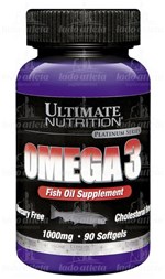 Ficha técnica e caractérísticas do produto Omega-3 1000mg (90 Softgels) - Ultimate Nutrition