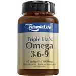Ficha técnica e caractérísticas do produto Ômega 3,6 e 9 1000mg (60 Caps) Triple Efa39s - Vitaminlife