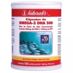 Ficha técnica e caractérísticas do produto Ômega 3 DHA 500 100 cápsulas Naturalis