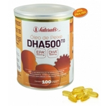 Ficha técnica e caractérísticas do produto Omega-3 DHA 500 100 cápsulas Naturalis