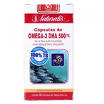 Ficha técnica e caractérísticas do produto Ômega-3 DHA 500 (1000mg) 30 Cápsulas - Naturalis