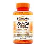 Ficha técnica e caractérísticas do produto Ômega 3 Fish Oil Óleo de Peixe Sundown 1000mg C/180 Cápsulas