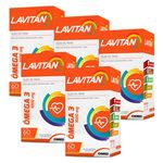 Ficha técnica e caractérísticas do produto Ômega 3 Lavitan - 5 un de 60 Cápsulas - Cimed