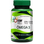 Ficha técnica e caractérísticas do produto ÔMEGA 3 - Óleo de Peixe 60 cápsulas de 1000 mg - Stay Well