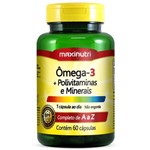 Ficha técnica e caractérísticas do produto Ômega 3 (Óleo de Peixe) + Vitaminas e Minerais 1000mg com 60 Cápsulas - Maxinutri