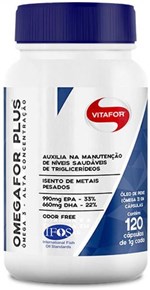 Ficha técnica e caractérísticas do produto Omegafor Plus Vitafor - 120 Caps