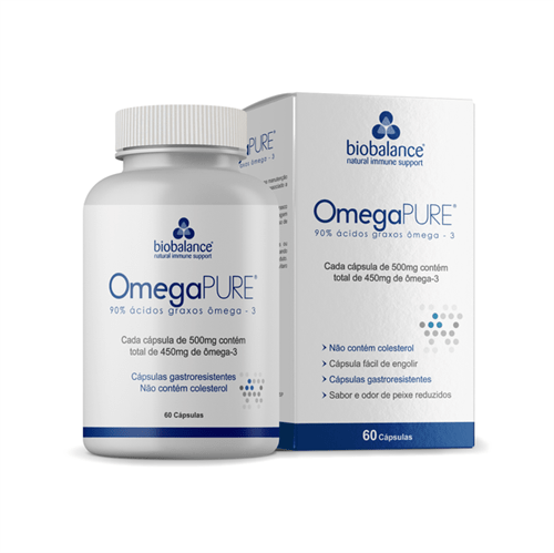 Ficha técnica e caractérísticas do produto OmegaPURE® 500mg - 60 Caps 60 Cápsulas