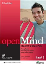 Ficha técnica e caractérísticas do produto Openmind 3 - Student's Book Pack - Second Edition - Macmillan - Elt