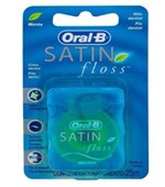 Ficha técnica e caractérísticas do produto Oral B Satin Floss Menta Fio Dental 25M