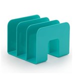 Ficha técnica e caractérísticas do produto Organizador de Livros Standard Azul Turquesa Waleu