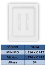 Ficha técnica e caractérísticas do produto Organizador de Talher Ajustável Medidas Máximas: 374mm X 472mm) OG-54 - Moldplast