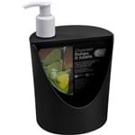Ficha técnica e caractérísticas do produto Organizador Suporte Dispenser Detergente Esponja para Pia Preto