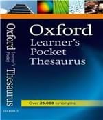 Ficha técnica e caractérísticas do produto Oxford Learner's Pocket Thesaurus