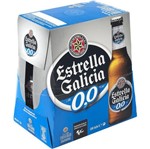 Ficha técnica e caractérísticas do produto Pack Cerveja Espanhola Estrella Galicia Zero 0,0 (6X250Ml)
