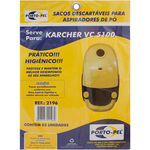 Ficha técnica e caractérísticas do produto Pacote Com 3 Sacos Descartáveis Para Aspirador De Pó Karcher Vc 5100 Porto-pel 2196